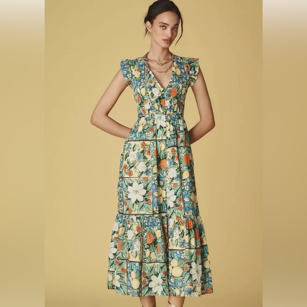 Floral Print Maxi Dress